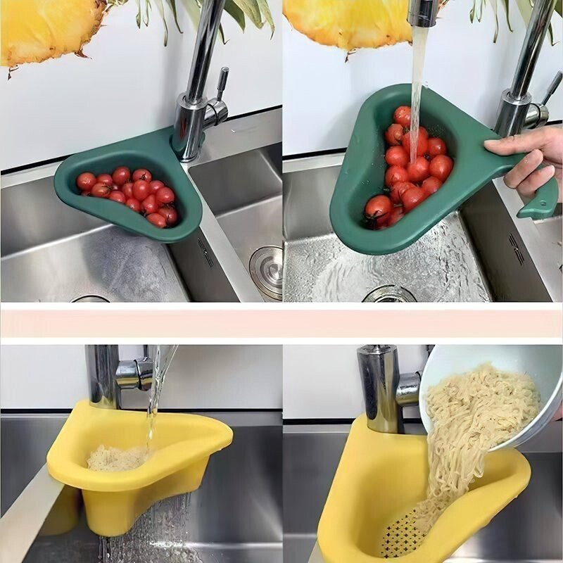(image for) 🔥SUMMER HOT SALE - 49% OFF🔥 Kitchen Sink Drain Basket Swan Drain Rack