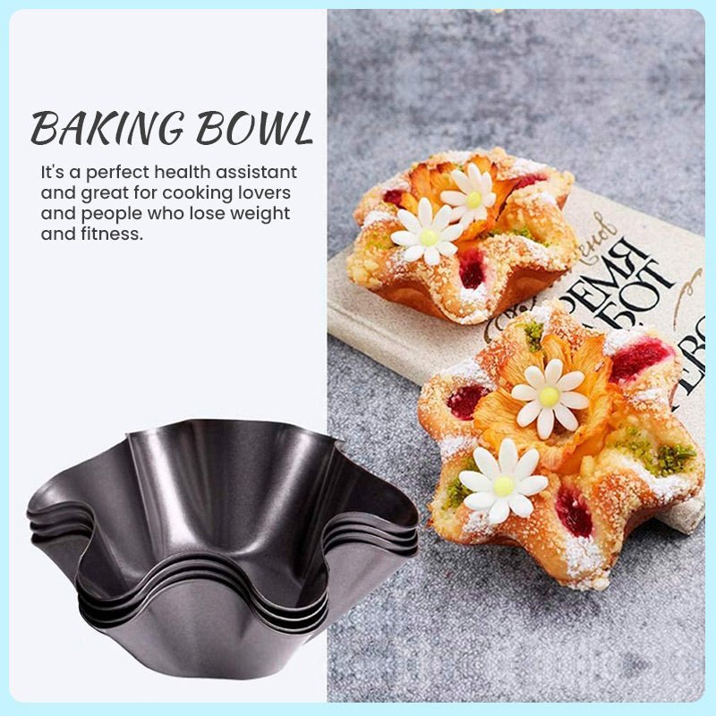 (image for) Petal Shape Carbon Steel Baking Bowl