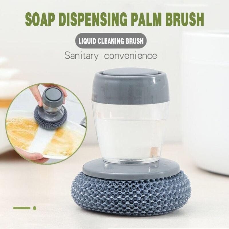 (image for) Kitchen Soap Dispensing Palm Brush(BUY 2 GET 1 FREE)