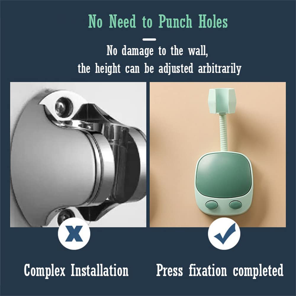 (image for) Punch-Free Adjustable Shower Bracket