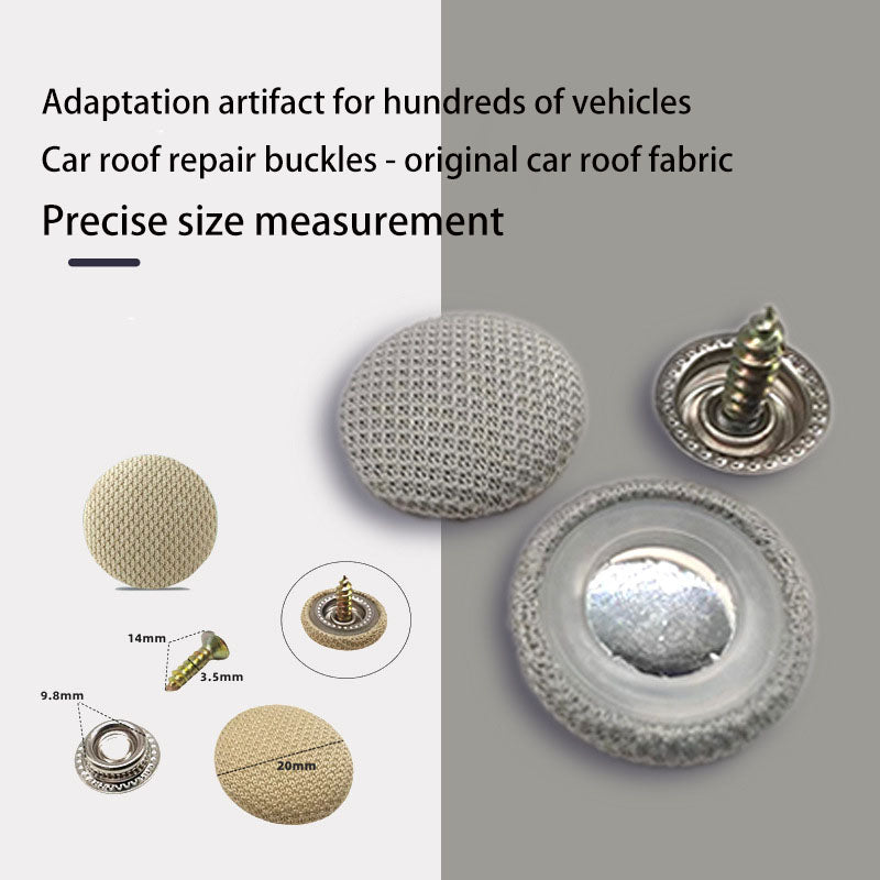 (image for) Car Roof Buckle Shed Cloth Repair Nail Roof Interior Fixed Buckle Push Pin Car Interior Screw Buckle