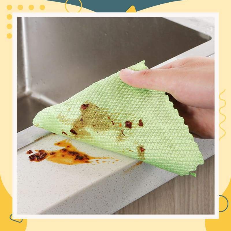 (image for) Wave Pattern Fish Scale Cloth Rag