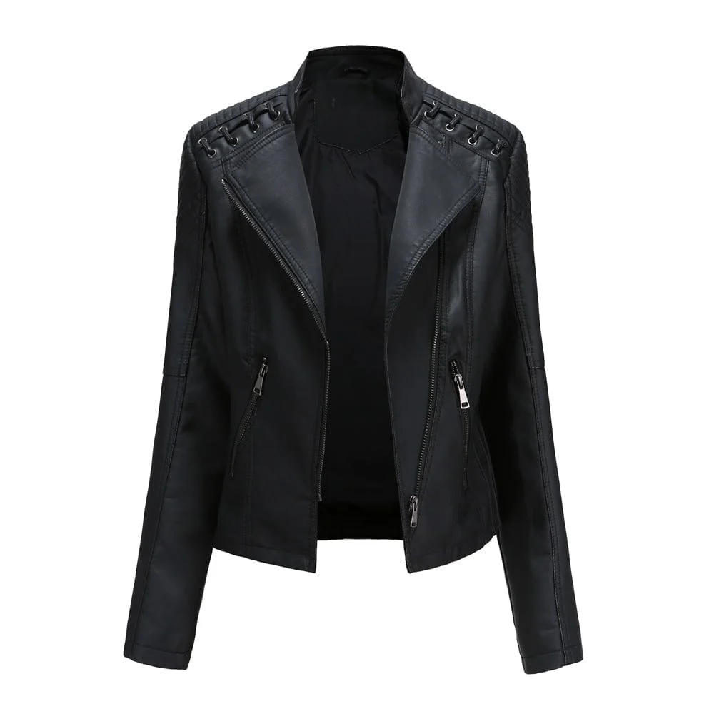 (image for) (🔥 Promotion 47% OFF) - Washed Leather Jacket