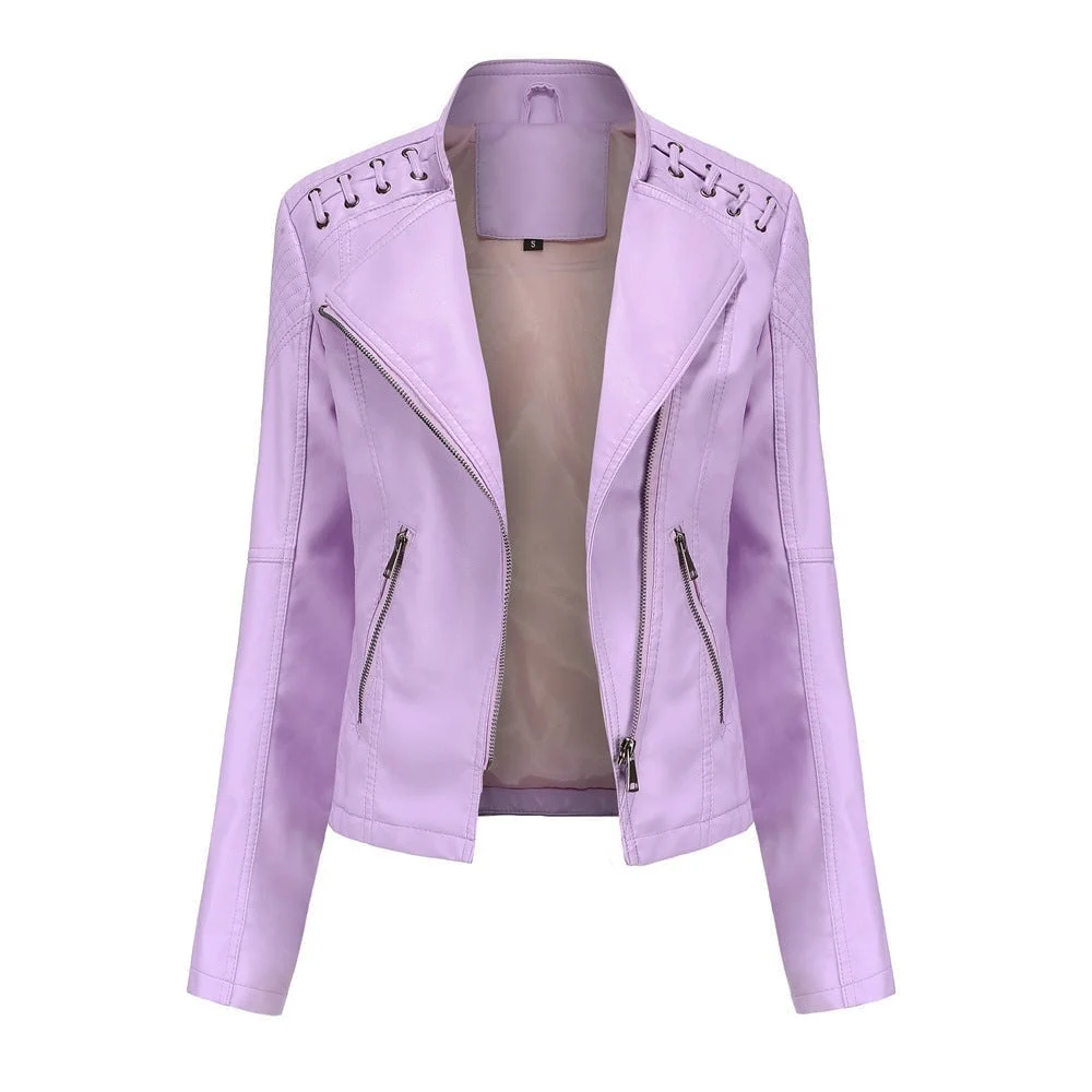 (image for) (🔥 Promotion 47% OFF) - Washed Leather Jacket