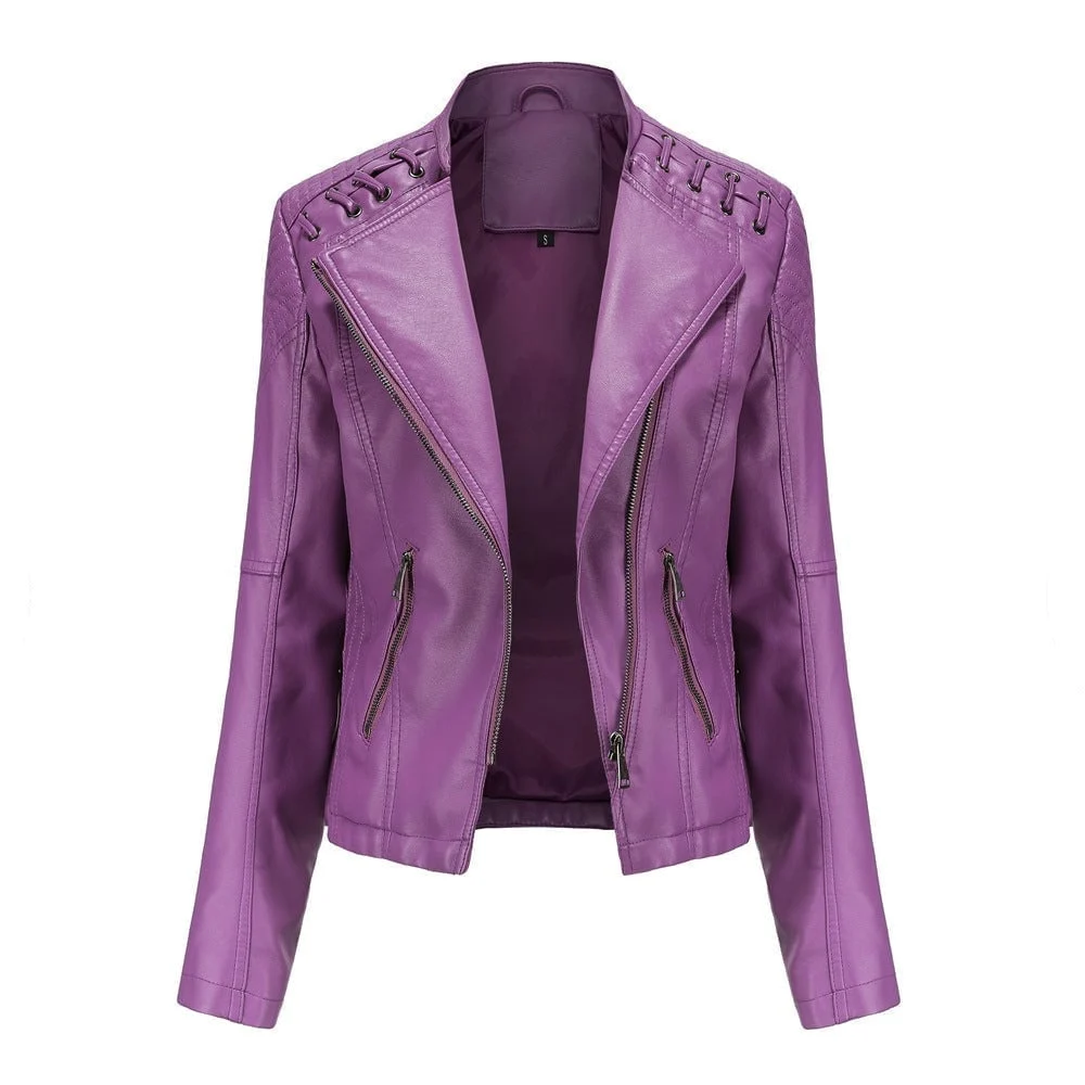 (image for) (🔥 Promotion 47% OFF) - Washed Leather Jacket