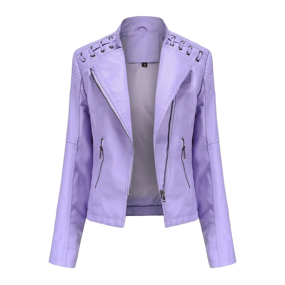 (image for) (🔥 Promotion 47% OFF) - Washed Leather Jacket