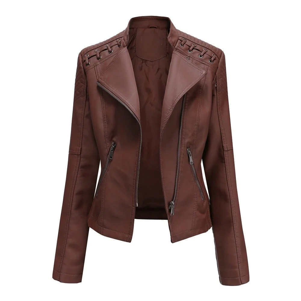 (image for) (🔥 Promotion 47% OFF) - Washed Leather Jacket