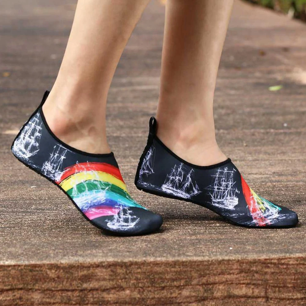 (image for) (☀️2023 Early Summer Sale⛱) Womens and Mens Water Shoes Barefoot Quick-Dry Aqua Socks